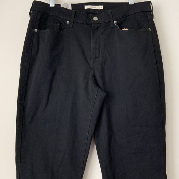Levi’s Black Classic Straight Leg Jeans 14 - Picture 13 of 13